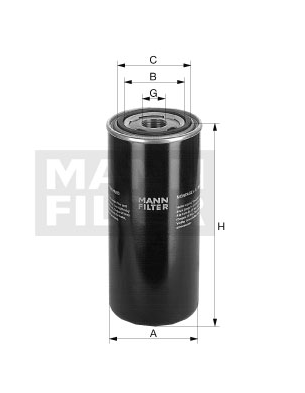WD 13 145/5 Wechselfilter SpinOn