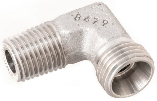 Winkel mit Außengewinde 10L x 1/4" NPT SS
