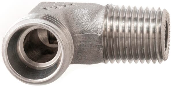 Winkel mit Außengewinde 10L x 1/4" NPT SS