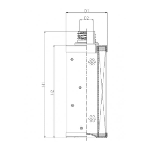 WG1070 Hydraulikfilterelement (Druckfilter)