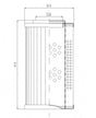 WG1093 Hydraulikfilterelement (Druckfilter)