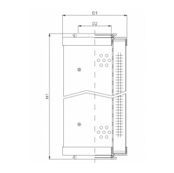 WG1223 Hydraulikfilterelement