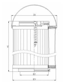 WG1394 Hydraulikfilterelement