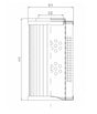 WG181 Hydraulikfilterelement (Druckfilter)