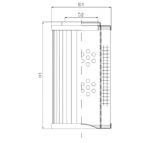WG471 Hydraulikfilterelement
