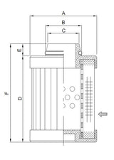 WG504 Hydraulikfilterelement