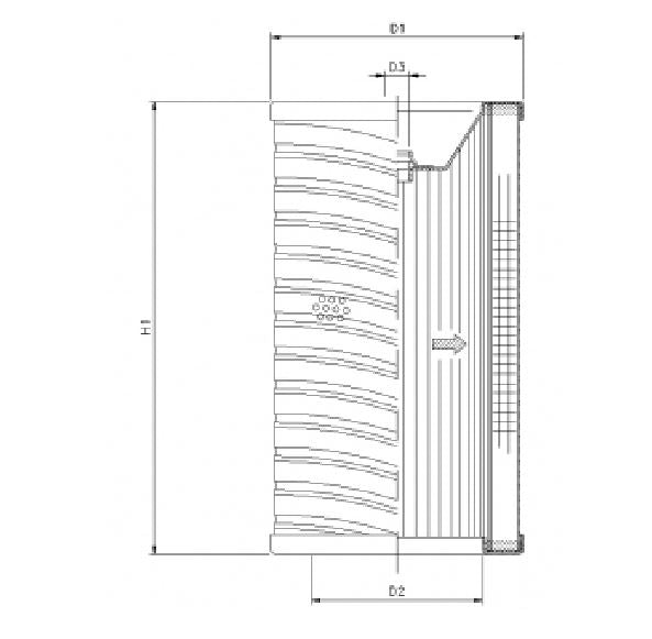 WG748 Hydraulikfilterelement