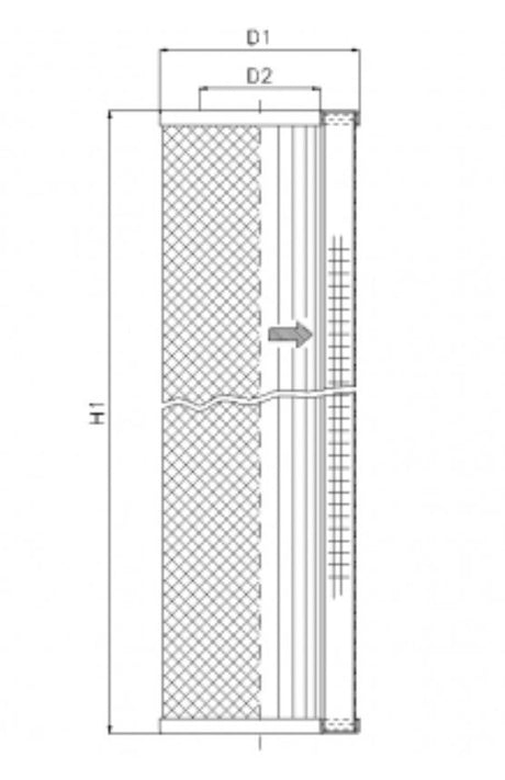 WG859 Hydraulikfilterelement