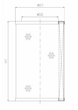 WG873 Hydraulikfilterelement