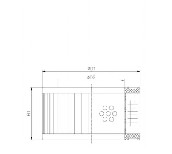WG874 Hydraulikfilterelement