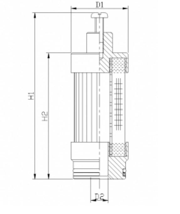 WG908 Hydraulikfilterelement (Druckfilter)
