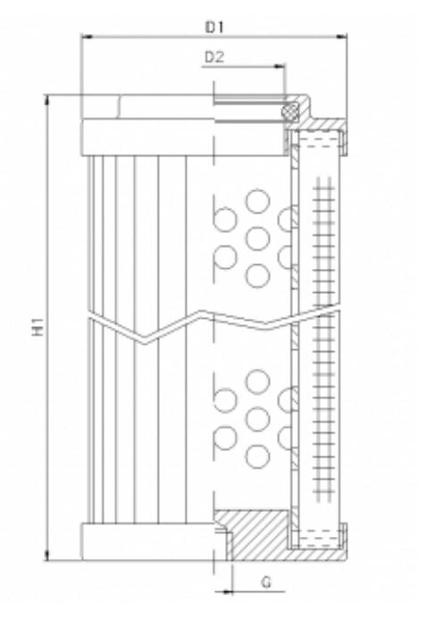 WG995 Hydraulikfilterelement (Druckfilter)