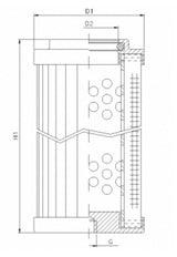 WG995 Hydraulikfilterelement (Druckfilter)