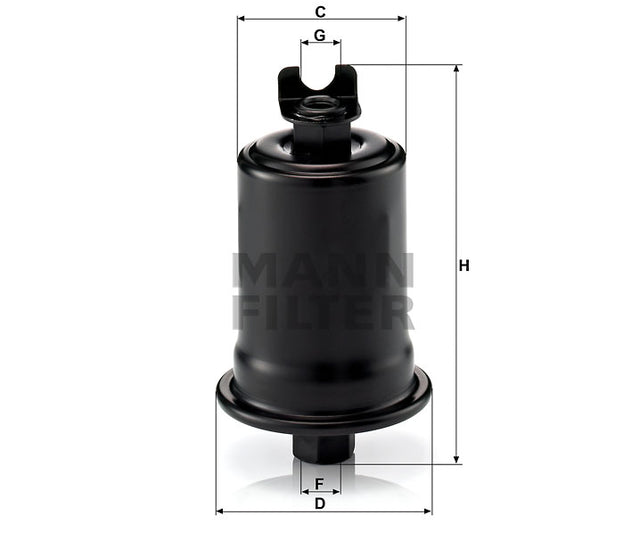 WK 614/24 x Kraftstoff-Leitungsfilter (Inline)