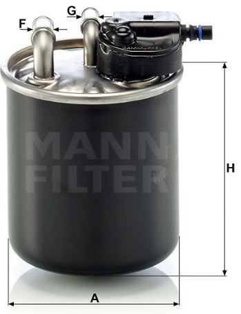 WK 820/21 Kraftstoff-Leitungsfilter (Inline)