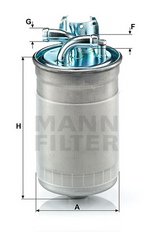 WK 823/1 Kraftstoff-Leitungsfilter (Inline)
