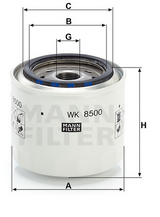 WK 8500 Kraftstoffwechselfilter