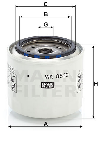 WK 8500 Kraftstoffwechselfilter