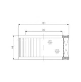 WP795 Luftfilterelement