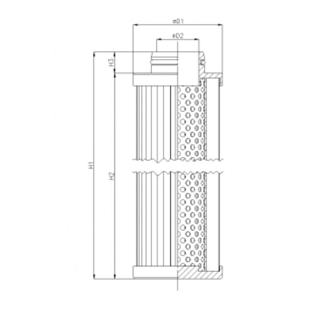 WT987 Hydraulikfilterelement (Druckfilter)