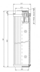 WX406 Hydraulikfilterelement