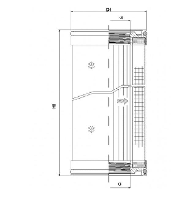 WX594 Hydraulikfilterelement