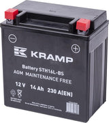 Kramp, Starterbatterie, 12V, 14Ah, 230A, 151 x 87 x 161mm