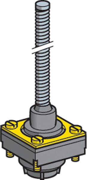 Federstab Bedienkopf