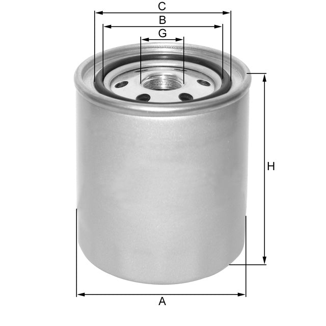 ZP16F Kraftstofffilter SpinOn