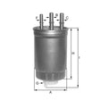 ZP8063FM Kraftstoff-Leitungsfilter Inline